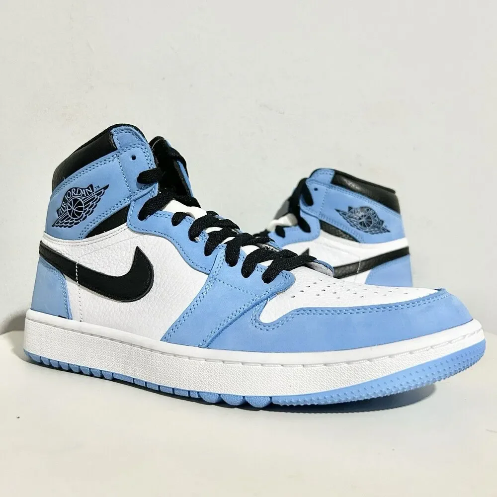 Air Jordan 1 High Retro G “University Blue” Men’s Size 12 Golf Shoes No Lid